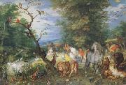 BRUEGHEL, Jan the Elder The Animals entering thte Ark (mk08) Germany oil painting artist